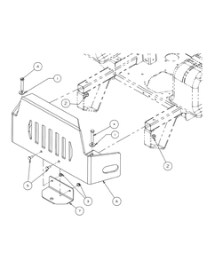 Rear Bumper Diagram and Parts List for M72-KW (53AI8CT8050-37HP-OHV)(2009 & Before) Cub Cadet Lawn Tractor